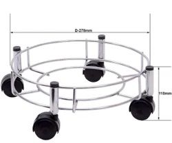 Stainless Steel Gas Cylinder Trolley