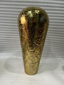 Hand Carved Flower Vase