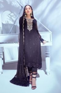 unstitched chiffon suits