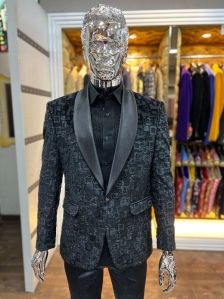 Designer Black Tuxedo Suit