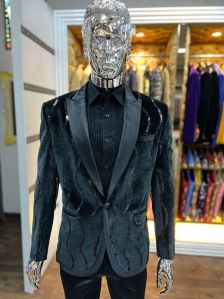 Sequence Lining Tuxedo Suit