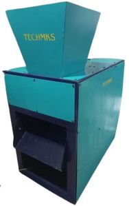 Foam waste shredder double shaft