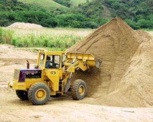 River sand for constructions