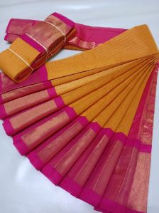 cora cotton saree