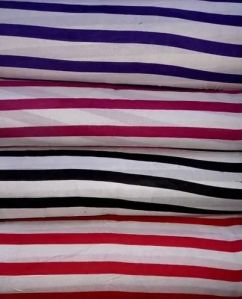 Striped Rayon Fabric