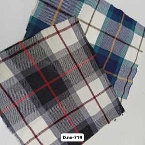 Acrylic checks fabrics