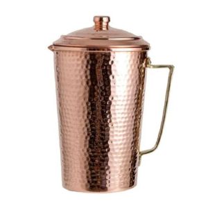 metal round pure copper pitcher ayurveda copper jug