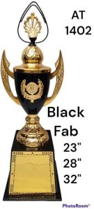 23 Inch Black Fab Trophy Cup