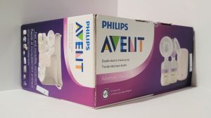 Philips AVENT Double Electric Breast Pump Advanced, with Natural Motion Technology, SCF394/61, White