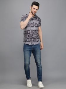 Half Sleeve Cotton Mens Slim Fit Shirts, Pattern : Plain, Feature : Easily  Washable at Rs 110 / Piece in Darbhanga
