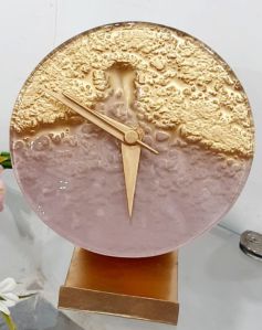 Pink Table Clock
