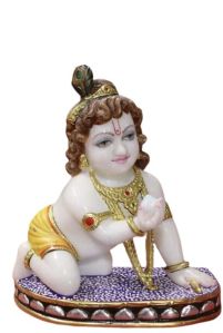Marble Little Krishna Statue