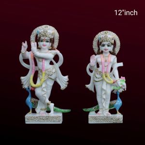 12 Inch Radha Krishna Statue