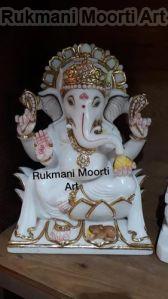 Temple Marble Ganesh Statue