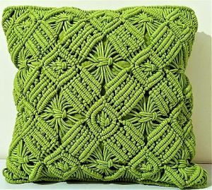 Handmade Cotton Macrame Cushion Cover