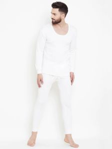 Mens White Thermal Wear