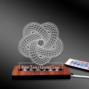 Customized Decorative 3D illusion LED Desk Lamp