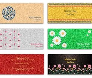 Customized Glitter Series Shagun Envelopes