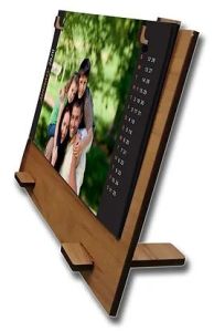 Customized Landscape Table Calendar with MDF Stand