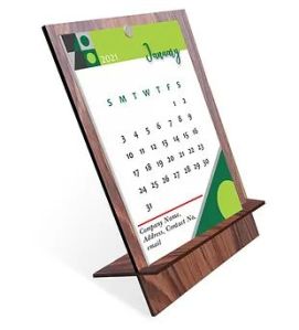 Customized MDF Stand Table Calendar
