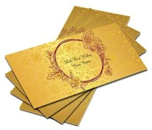 Customized Metallic Self-Design Shagun Envelopes