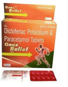 Diclofenac Potassium & Paracetamol Tablets