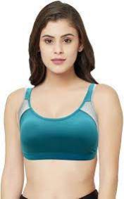 Black Sports Bra, Size : Small to XXL, Feature : Comfortable at Rs