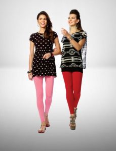 Ladies Red Ankle Length Leggings, Size : M, XL, XXL, Packaging Size : 4  Pieces at Rs 300 / Piece in Bangalore