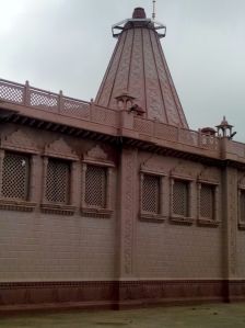 pink stone jharokha