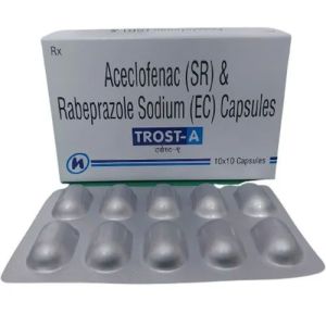 Aceclofenac SR and Rabeprazole Sodium EC Capsules
