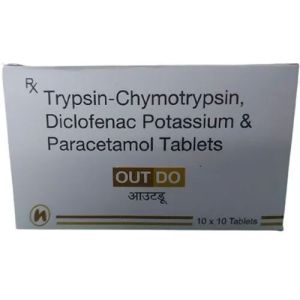 Trypsin Chymotrypsin, Diclofenac Potassium & Paracetamol Tablets