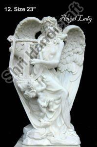 Marble Angel Lady Statue