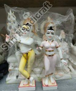Marble Radha Krishna Iskon Statue