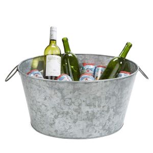 Galvanized Wine Tub