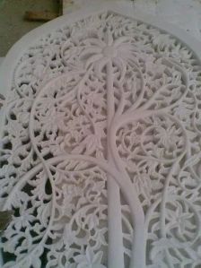 White Carving Marble Jali