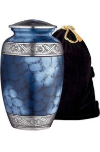 Blue Cremation Urn