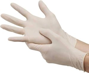 Multicolor Latex Examination Glove, For Medical Use, Length : 10-15 Inches