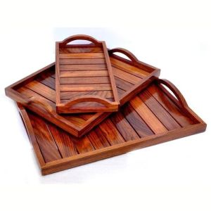 Sheesham Wood Tray set