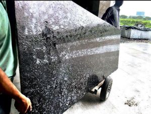 Jet Balck Lapatro Granite Slab