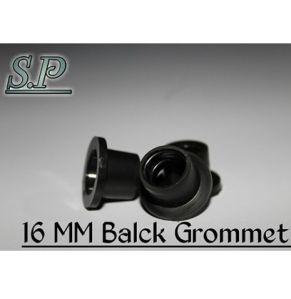 16mm Black Round Grommet