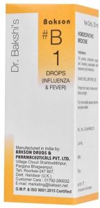 Bakson B1 Influenza and Fever Drops