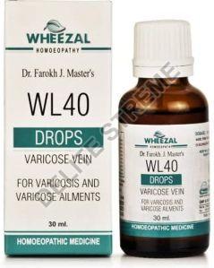 Wheezal WL 40 Varicose Veins Drops