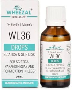 Wheezal WL36 Sciatica and Slip Disc Drops