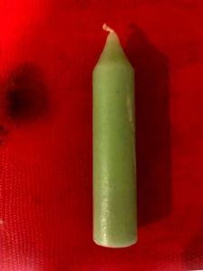 Green Taper Candle