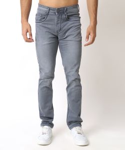 Men's Faded Grey Denim Jeans
