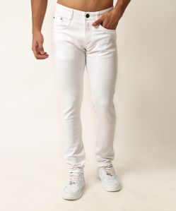 Men\'s Super White Denim Jeans