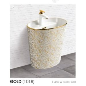 GOLD (1018) ONE PIECE BASIN