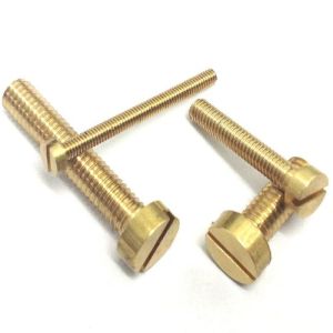 brass slotted screws