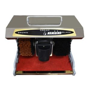 Large Metal Body Shoe Shiner Machine | Gold Color