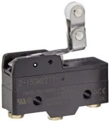 Omron Z-15GW2277-B Switch Snap Action SPDT Short Hinge Roller Lever 15A 250VAC